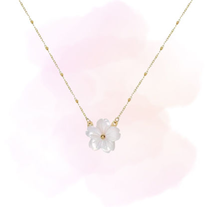 Afbeeldingen van Ketting White flower