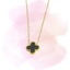 Afbeeldingen van Ketting Clover Black