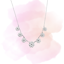 Afbeeldingen van Ketting Silver Flowers